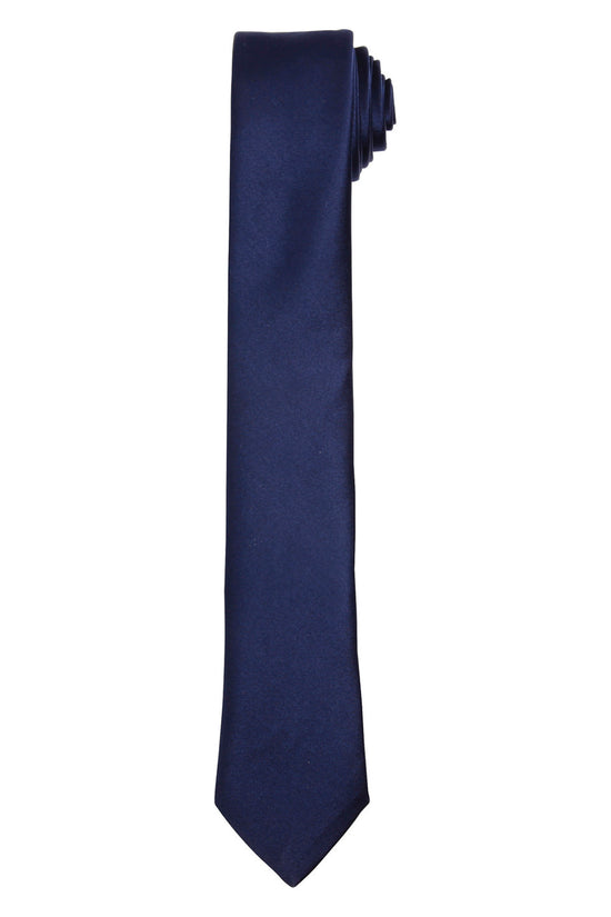 SlimLine Retro Style Tie in Satin Weave 5cm