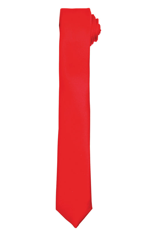 SlimLine Retro Style Tie in Satin Weave 5cm