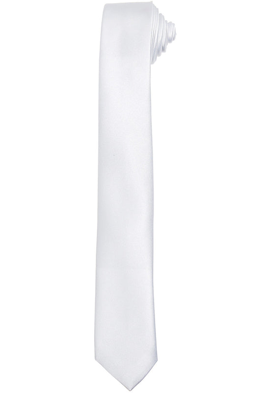 SlimLine Retro Style Tie in Satin Weave 5cm