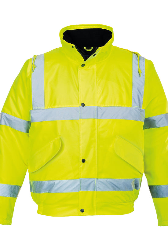 High Visibility Bomber Jacket Safetywear Plus Sizes