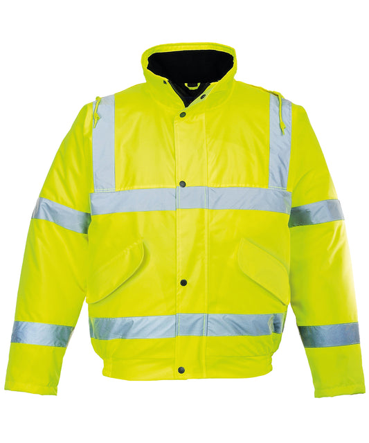 High Visibility Bomber Jacket Safetywear Plus Sizes