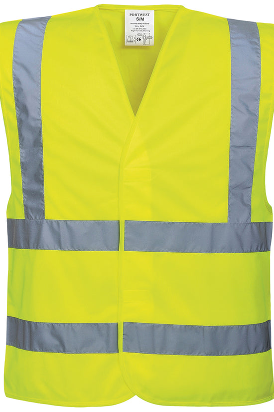 Portwest Hivis TwoBandandBrace Safety Vest C470 Unisex Adult