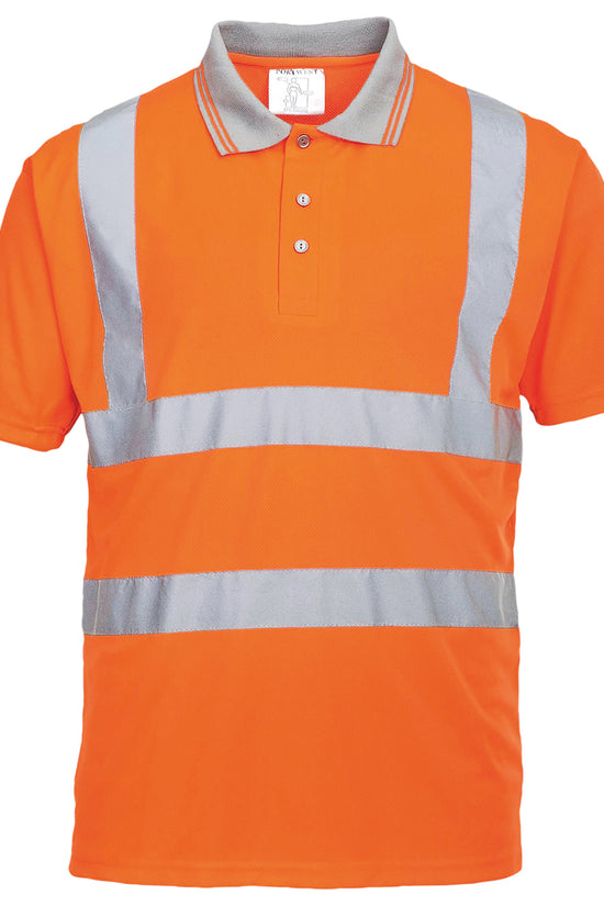 Portwest High Visibility Short Sleeve Polo Shirt