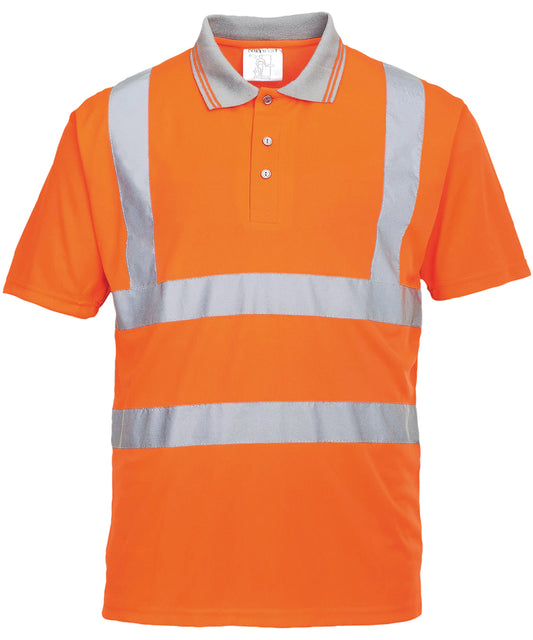 Portwest High Visibility Short Sleeve Polo Shirt
