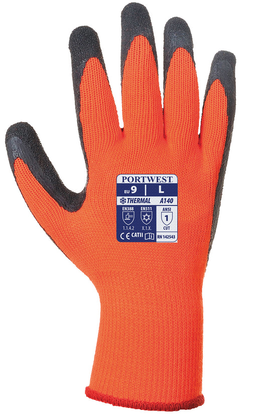 Portwest Thermal Grip Glove A140 Premium Quality Cold Weather Work Gloves