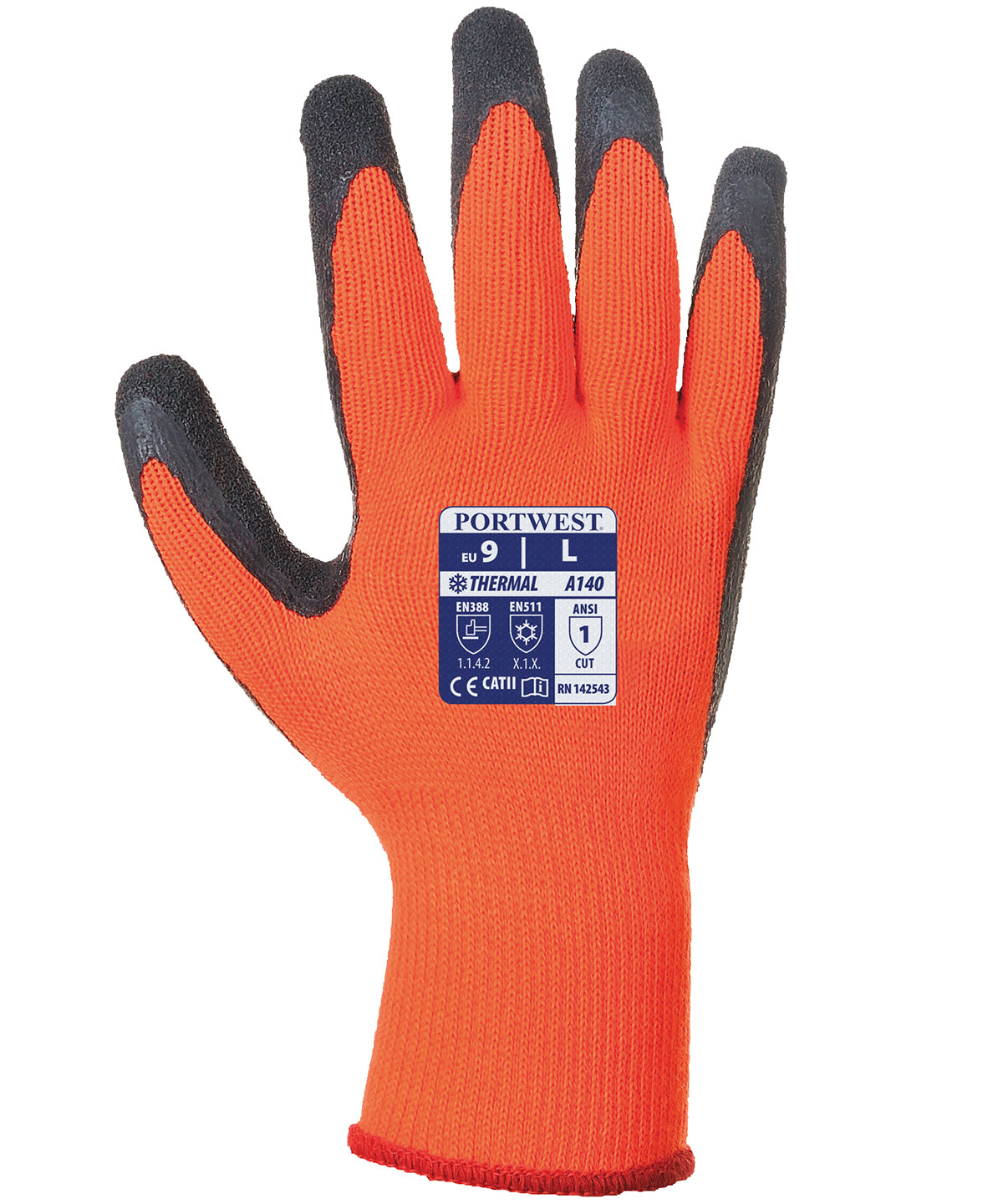 Portwest Thermal Grip Glove A140 Premium Quality Cold Weather Work Gloves