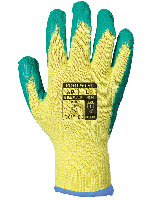 Portwest Fortis Grip Glove Latex A150 Gloves Unisex Adult Safetywear Workwear
