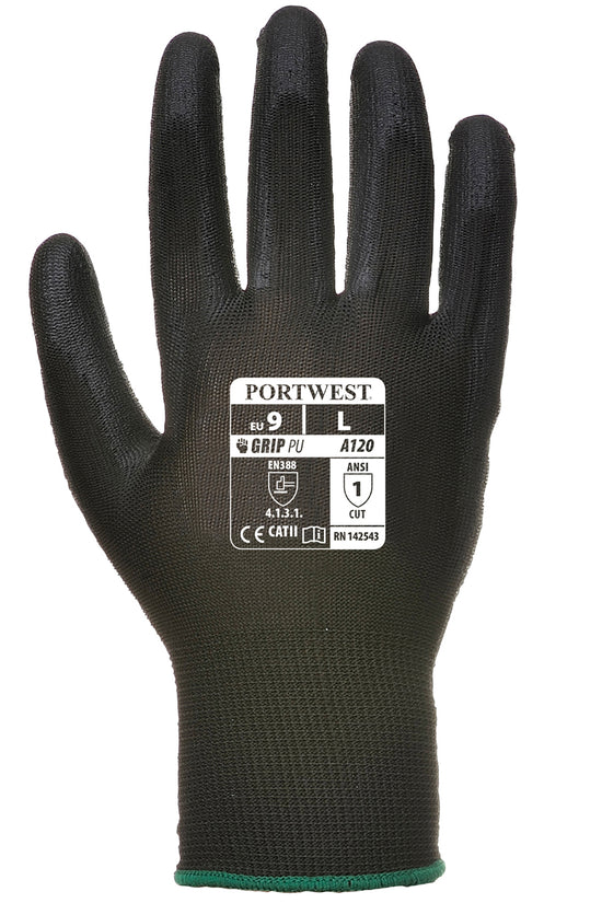 Portwest PU Palm Coated Gloves Ideal for Light Duty Work