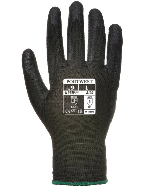 Portwest PU Palm Coated Gloves Ideal for Light Duty Work