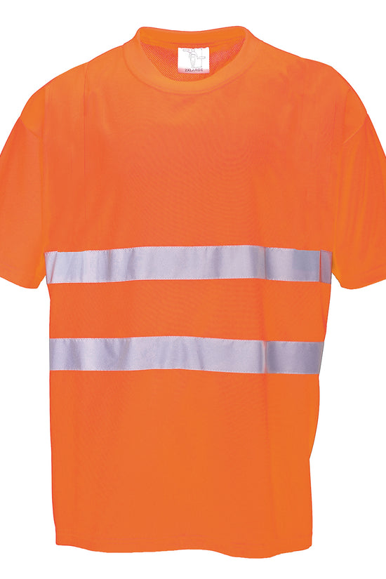 Portwest Cotton Comfort Safety TShirt S172 Plus Sizes
