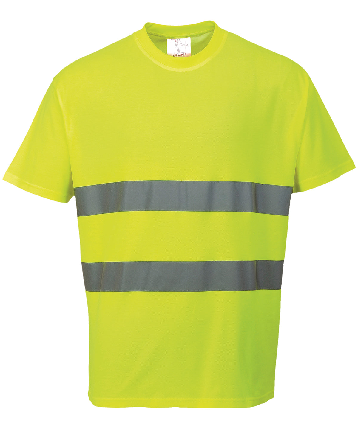 Portwest Cotton Comfort Safety TShirt S172 Plus Sizes