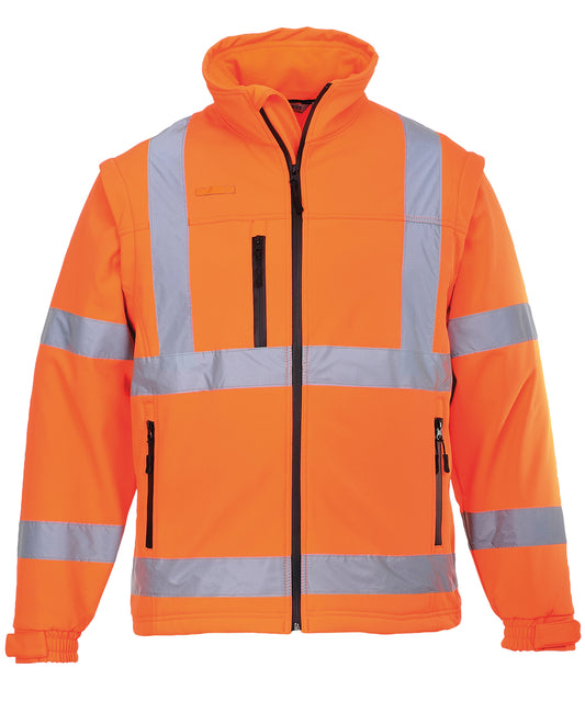 Portwest Hivis Softshell Jacket Bodywarmer Set