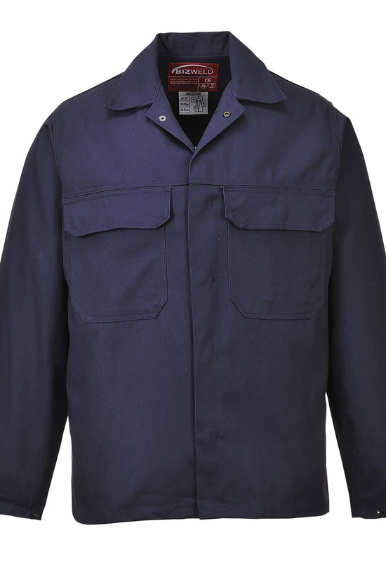 Portwest Bizweld Flame Resistant Jacket for Male Adults Plus Sizes