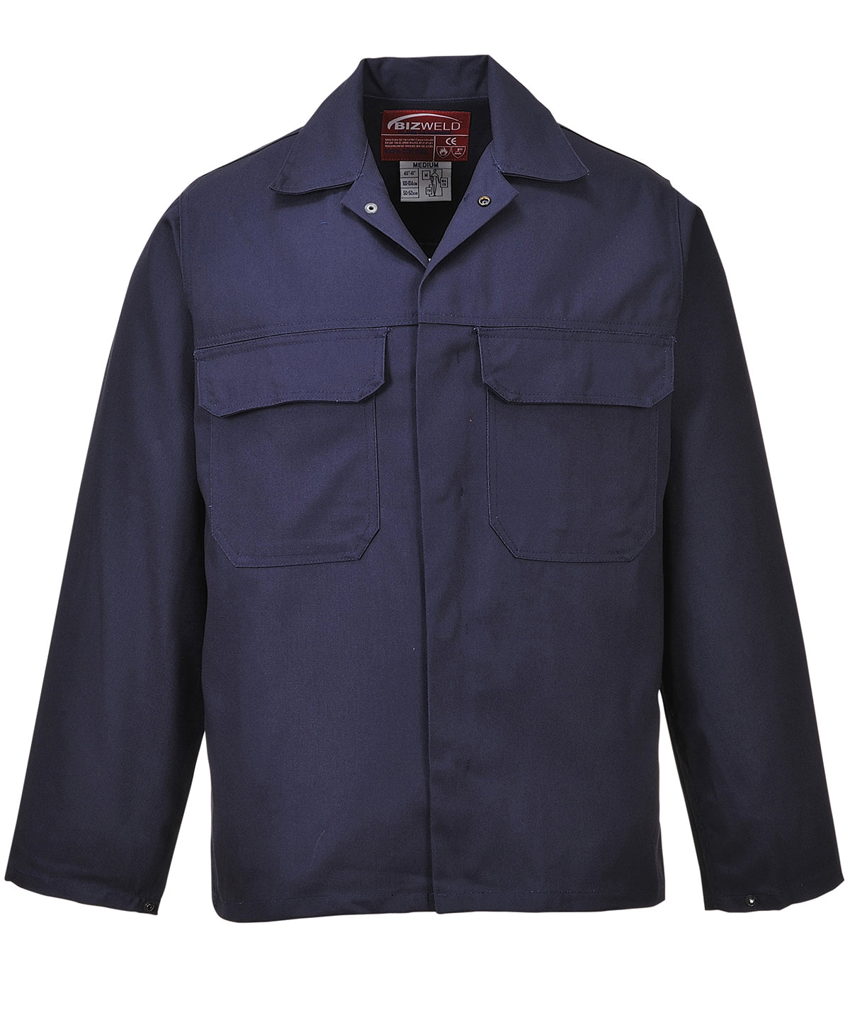 Portwest Bizweld Flame Resistant Jacket for Male Adults Plus Sizes