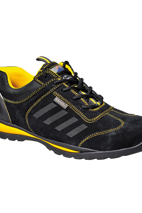 Portwest Steelite Lusun S1P Safety Trainer FW34 BlackYellow