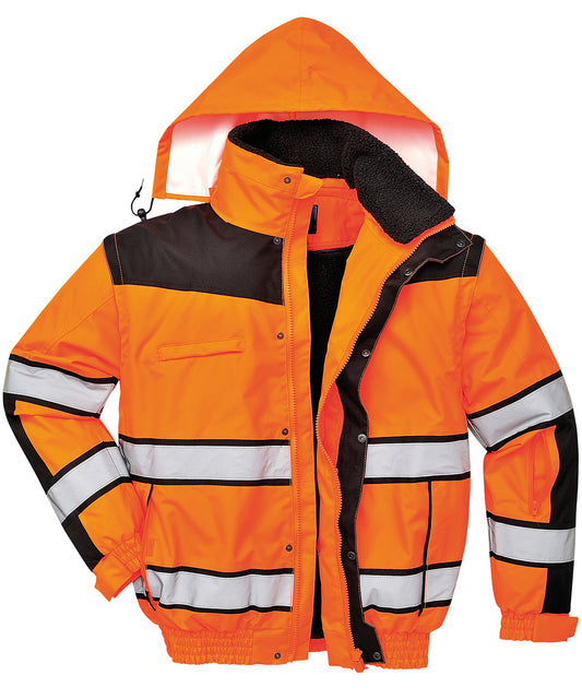 Portwest Hivis Classic Bomber Jacket C466 Safetywear Plus Size