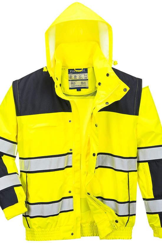Portwest Hivis Classic Bomber Jacket C466 Safetywear Plus Size