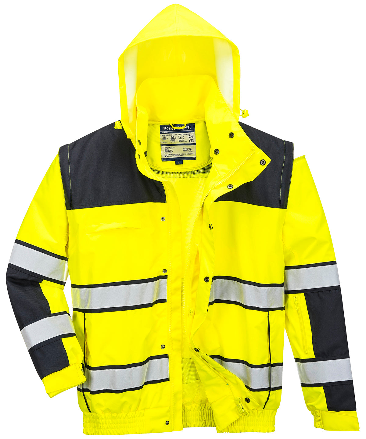 Portwest Hivis Classic Bomber Jacket C466 Safetywear Plus Size
