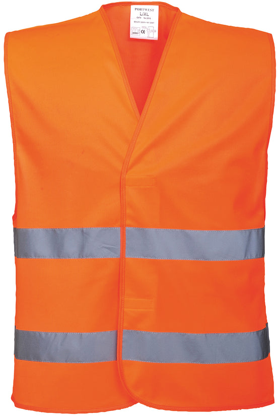 Portwest HiVis TwoBand Safety Vest C474 Plus Sizes