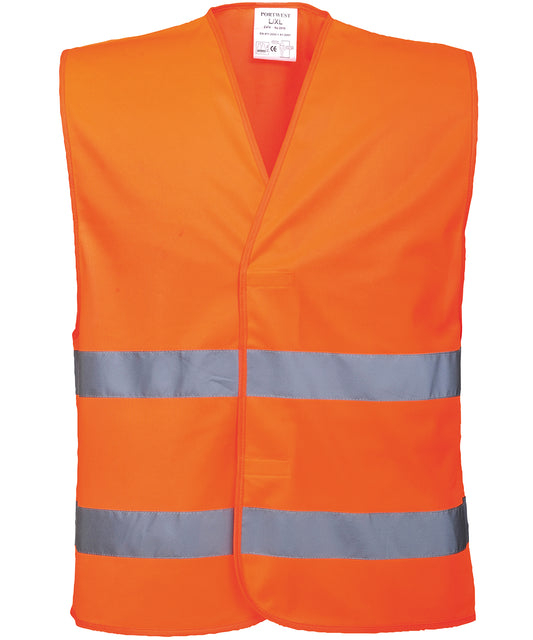 Portwest HiVis TwoBand Safety Vest C474 Plus Sizes