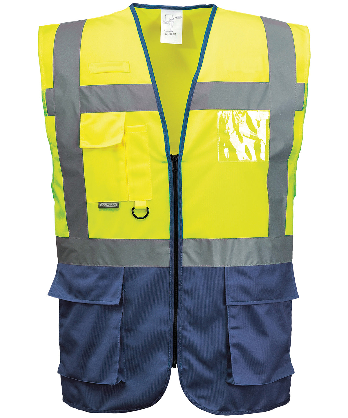 Portwest Hivis Executive Vest S476 Yellow Safety Workwear