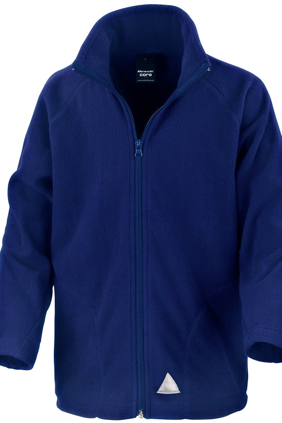 Kids Microfleece Jacket Warm Lightweight Easy Care