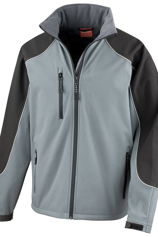 Waterproof Hooded Softshell Jacket for Men Plus Sizes