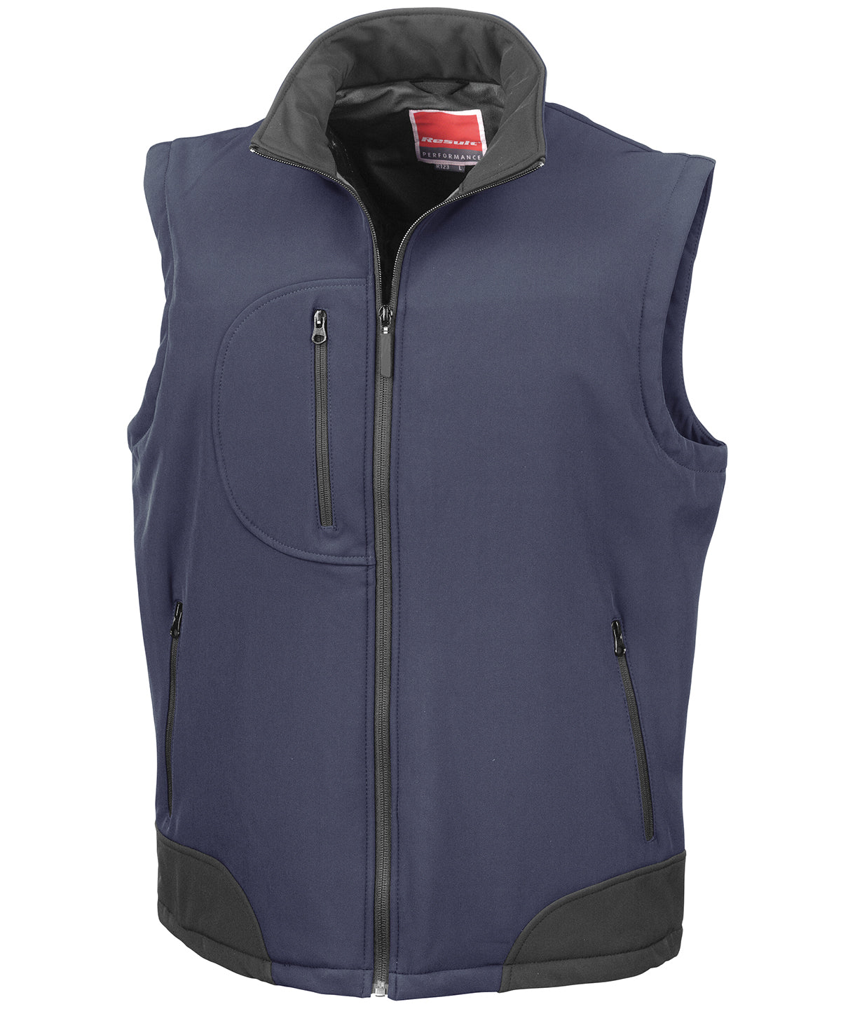 Mens Softshell Bodywarmer High Stretch Waterproof Breathable