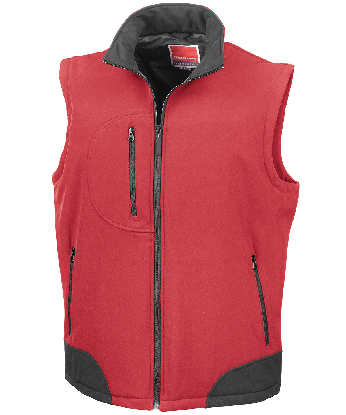 Mens Softshell Bodywarmer High Stretch Waterproof Breathable