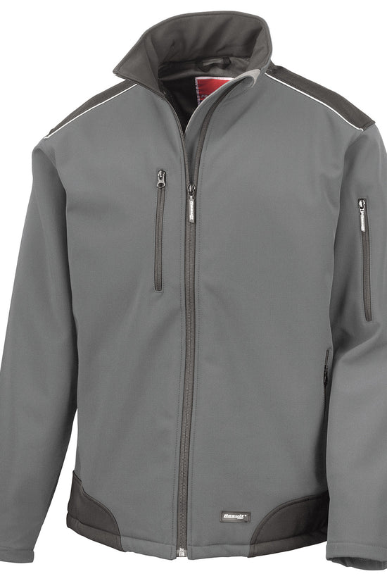 Ripstop Softshell Workwear Jacket with Cordura Panels