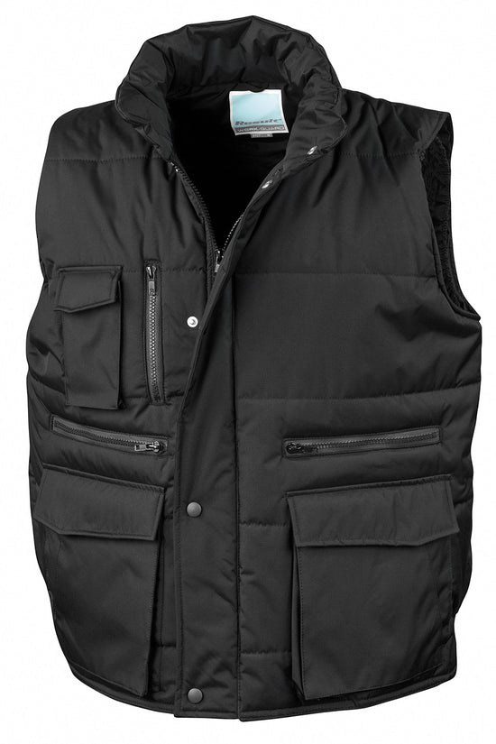 Windproof Bodywarmer with 9 Pockets for Workwear