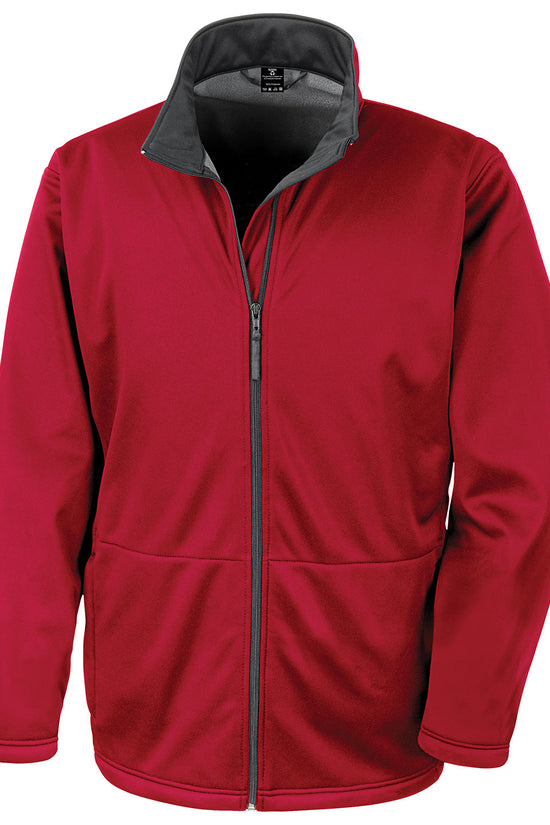Mens Softshell Jacket with Windproof and Breathable Fabric