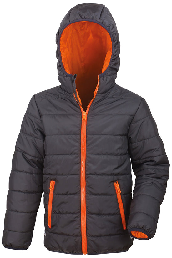 Soft Padded Junior Jacket with Reflective Details