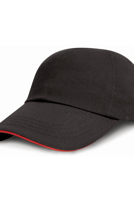 Junior Low Profile Heavy Brushed Cotton Cap with Sandwich Peak