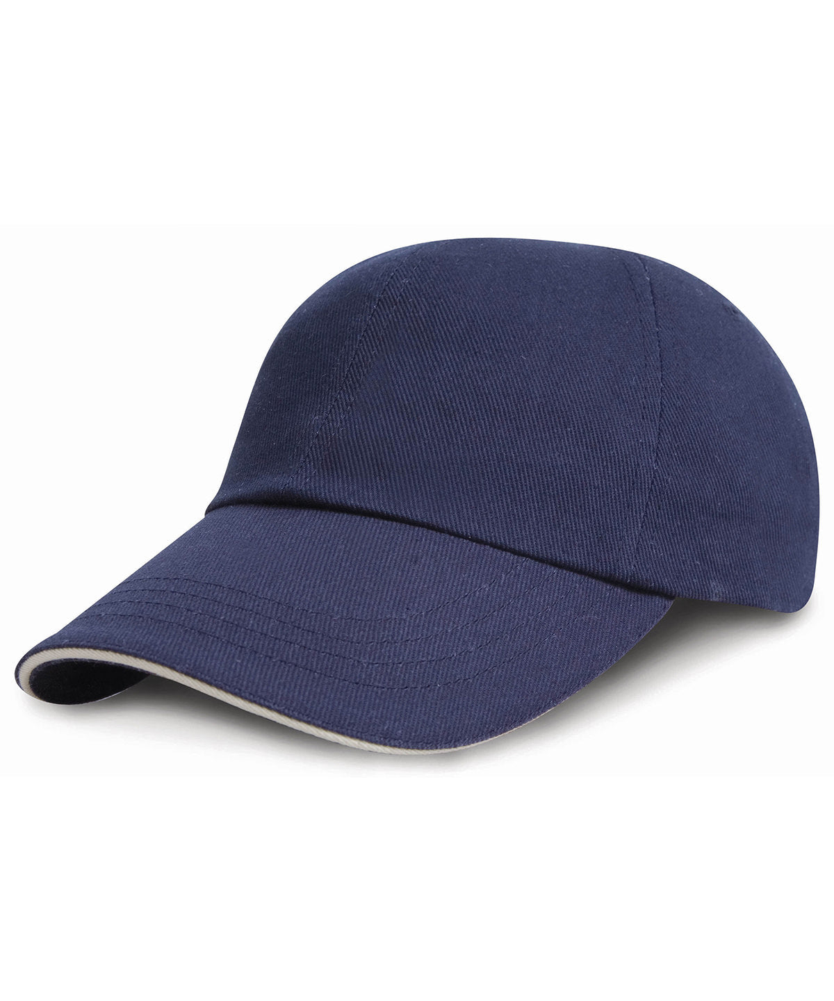Junior Low Profile Heavy Brushed Cotton Cap with Sandwich Peak
