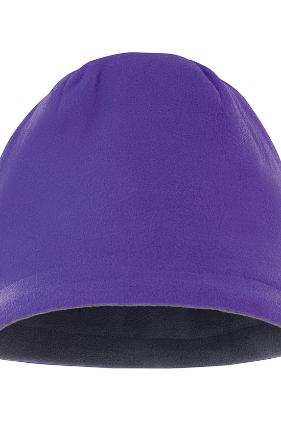 Result Winter Essentials Reversible Fleece Skull Hat Caps Unisex Adult Headwear