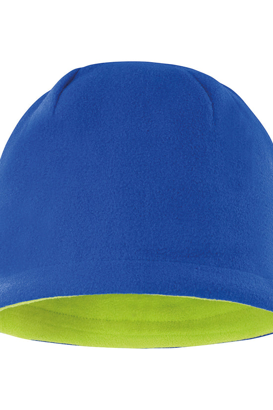 Result Winter Essentials Reversible Fleece Skull Hat Caps Unisex Adult Headwear