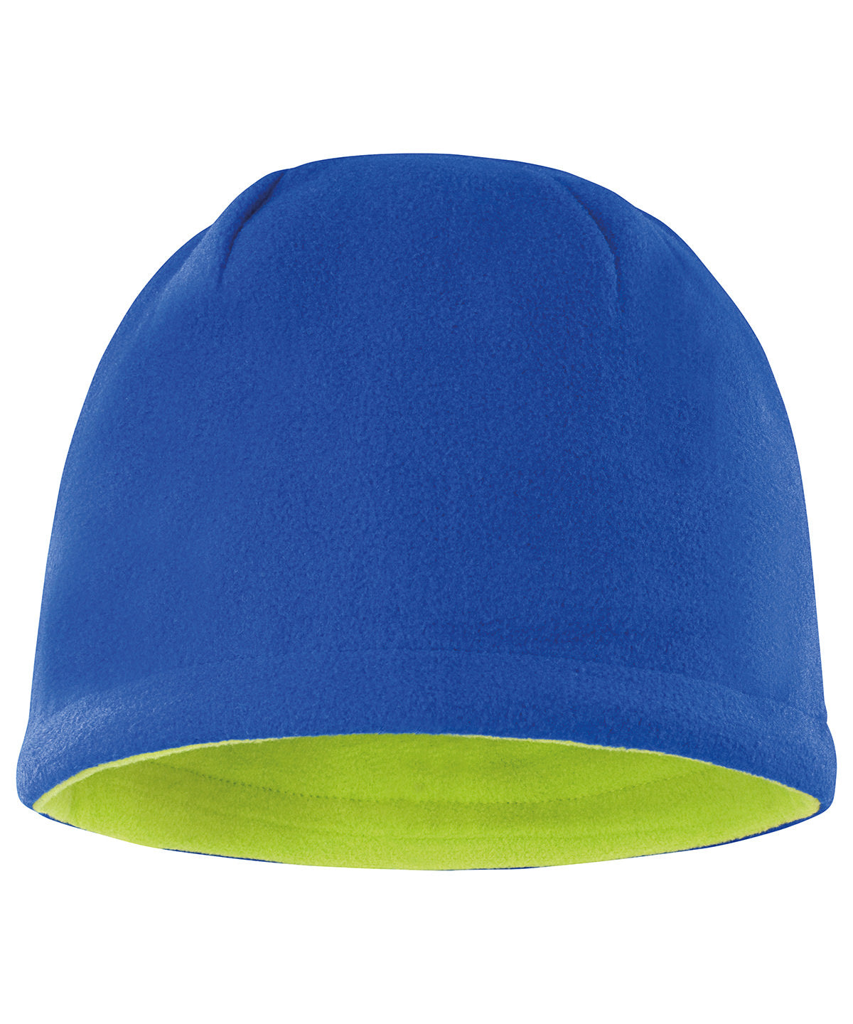 Result Winter Essentials Reversible Fleece Skull Hat Caps Unisex Adult Headwear