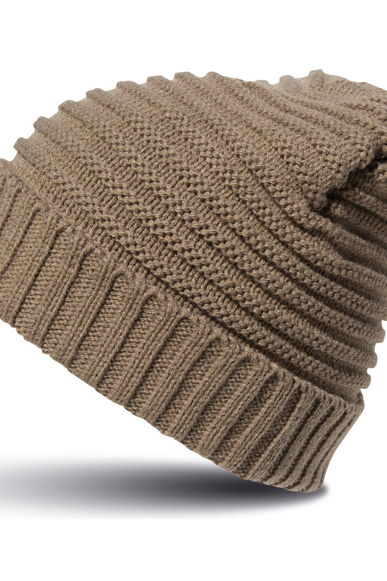 Warm Winter Braided Hat with Polartherm Fleece Lining