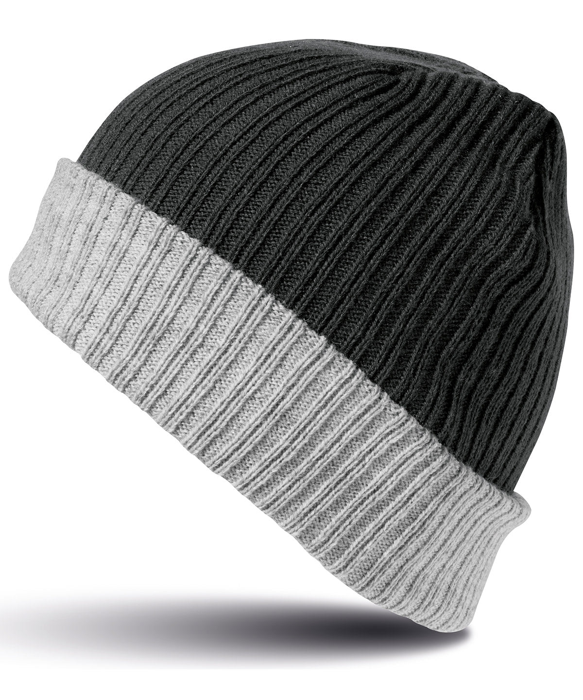 Winter Essentials Doublelayer Knitted Hat Unisex Adult Headwear