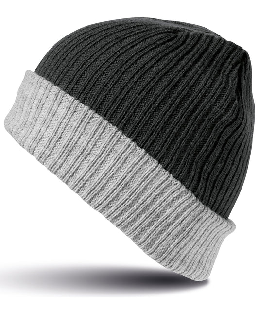 Winter Essentials Doublelayer Knitted Hat Unisex Adult Headwear