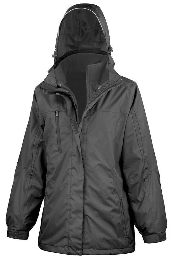 BlackBlack Womens 3in1 Journey Jacket with Softshell Inner