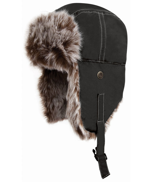 Winter Essentials Sherpa Hat with Faux Fur Lining