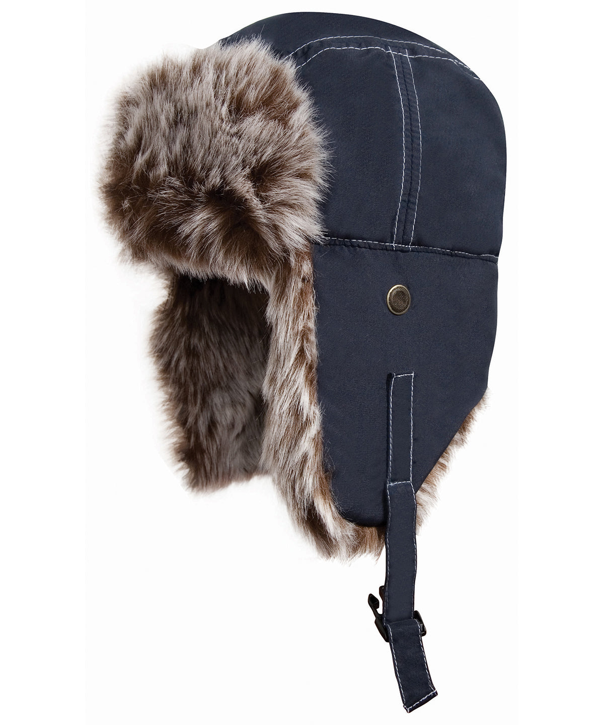 Winter Essentials Sherpa Hat with Faux Fur Lining