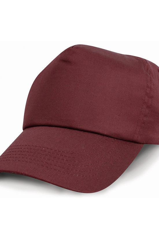 5Panel Cotton Cap with PreCurved Peak Unisex Adult Headwear
