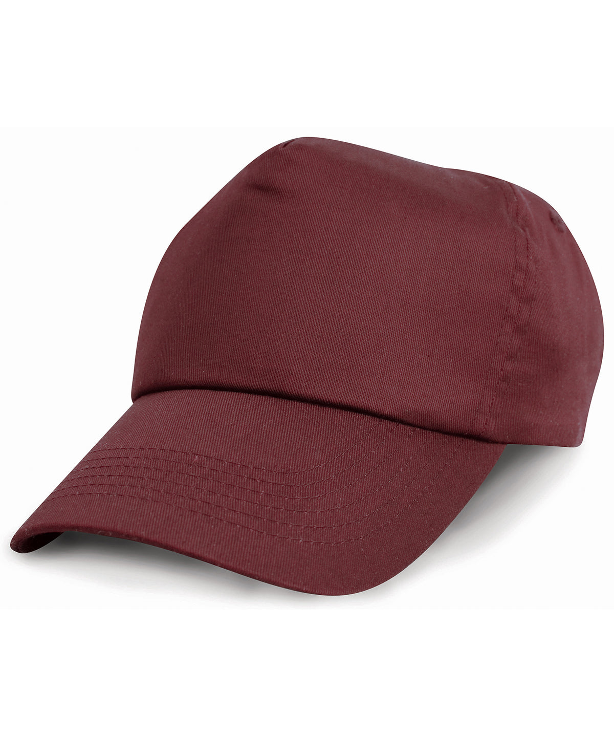 5Panel Cotton Cap with PreCurved Peak Unisex Adult Headwear