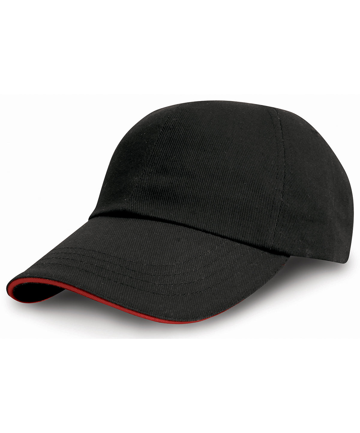 Heavy Cotton Drill Prostyle Caps with Sandwich Peak
