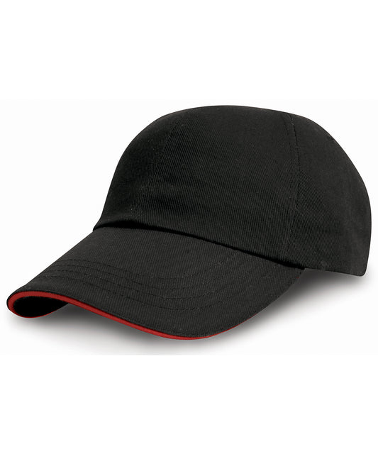 Heavy Cotton Drill Prostyle Caps with Sandwich Peak
