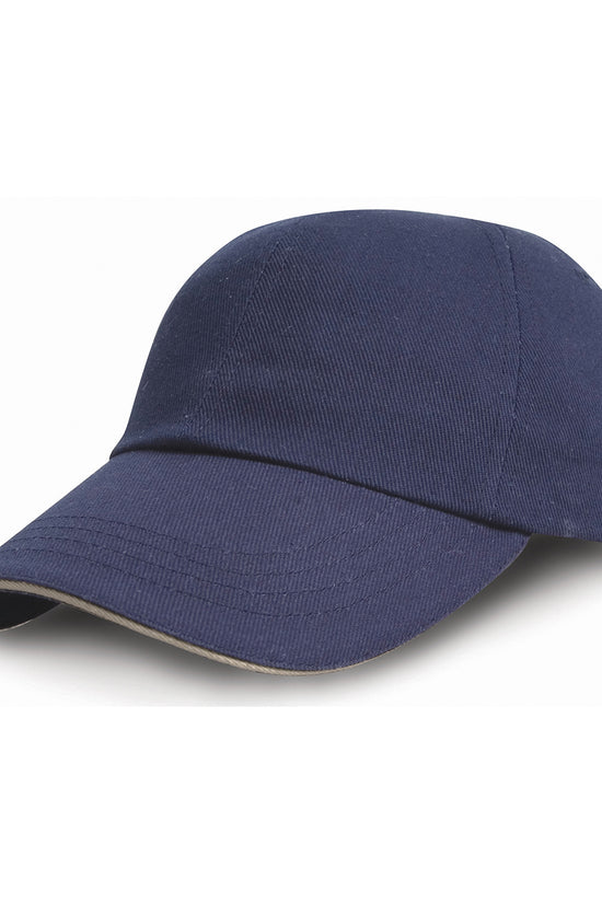 Heavy Cotton Drill Prostyle Caps with Sandwich Peak