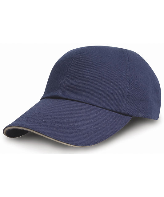 Heavy Cotton Drill Prostyle Caps with Sandwich Peak
